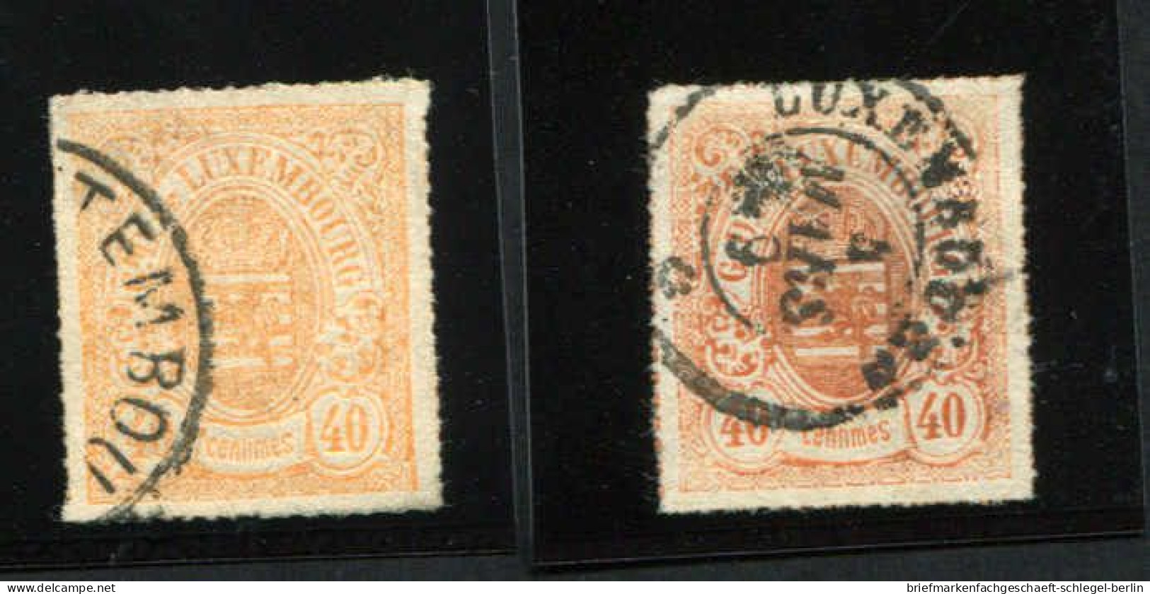 Luxemburg, 1867, 23 (3), Gestempelt - Other & Unclassified