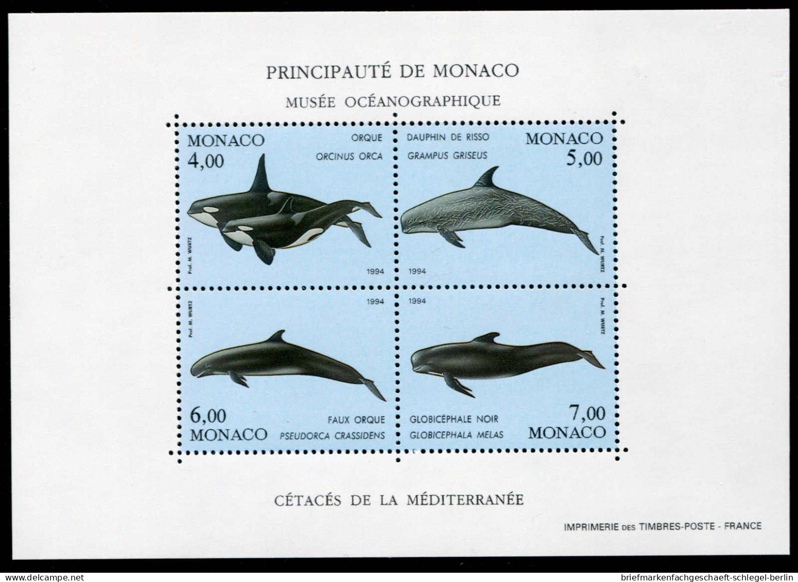 Monaco, 1994, Bl. 62 (2), Postfrisch - Altri & Non Classificati