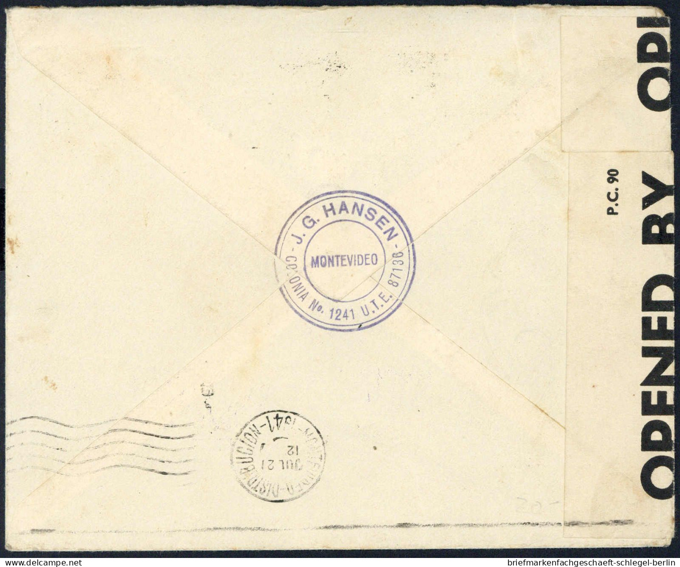 Uruguay, 1940, Brief - Uruguay