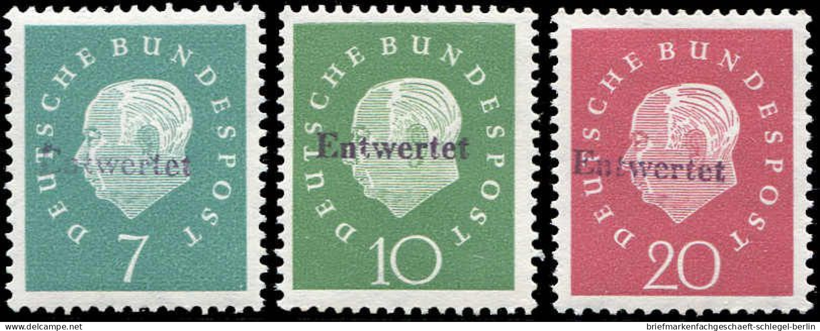 Bundesrepublik Deutschland, 1959, 302-04 Y, Postfrisch - Autres & Non Classés