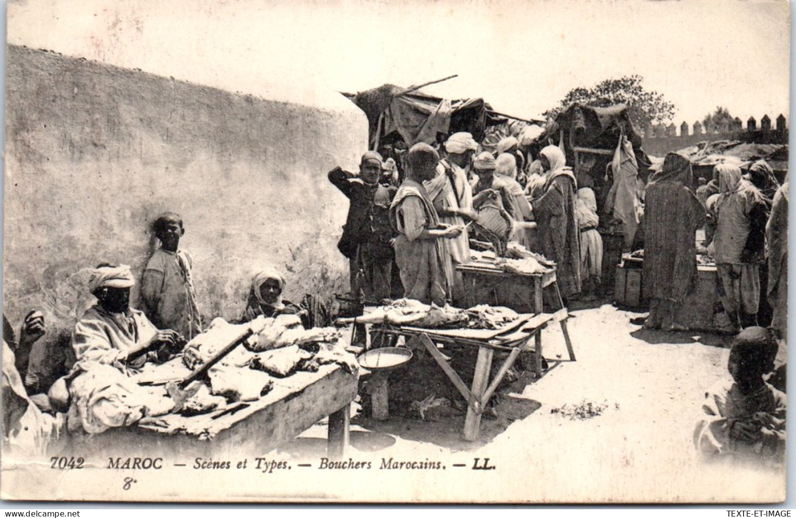 MAROC - Scenes Et Types, Des Bouchers Marocains  - Other & Unclassified