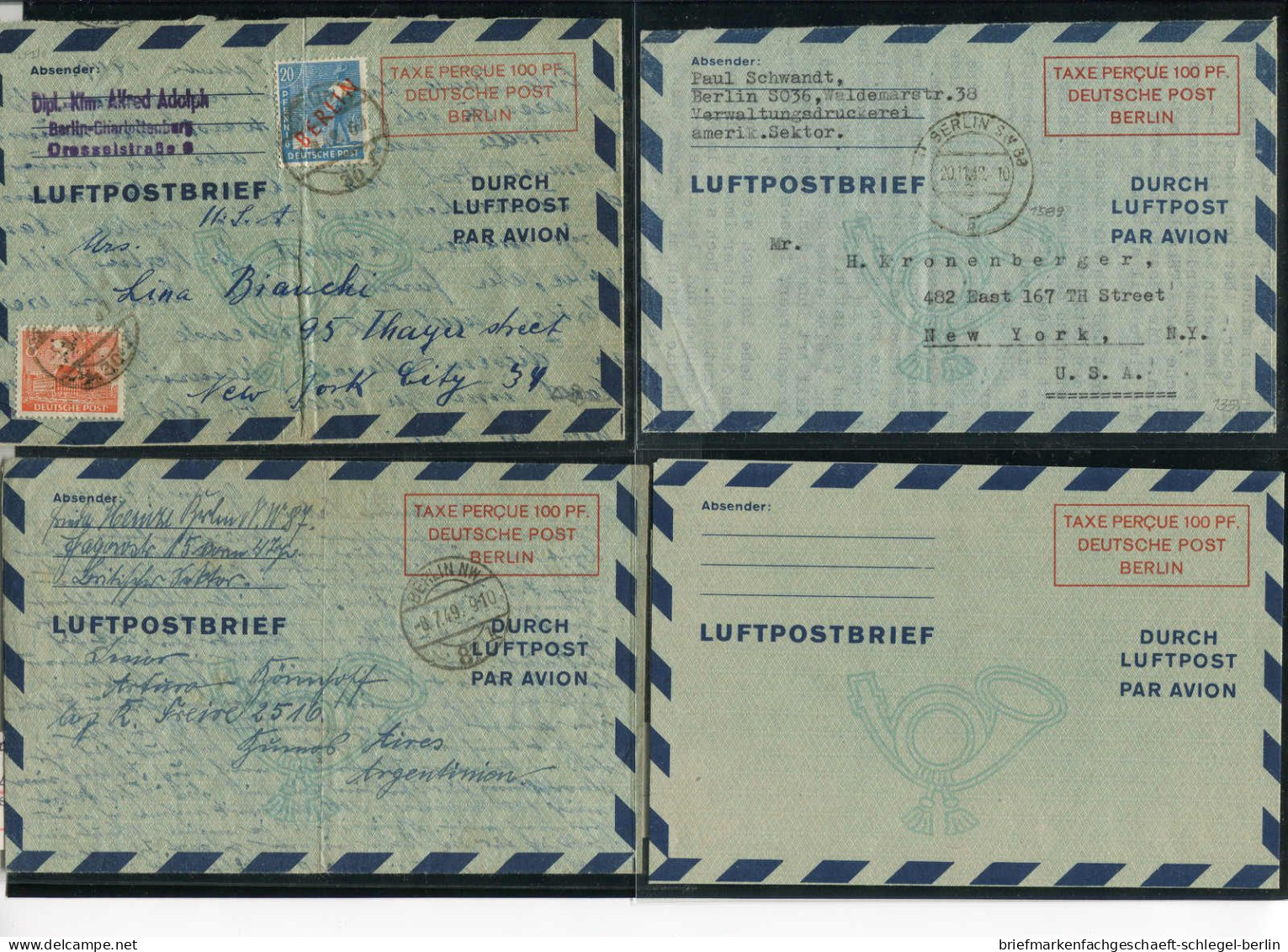 Berlin, 1948, LF 1 II, Brief - Other & Unclassified