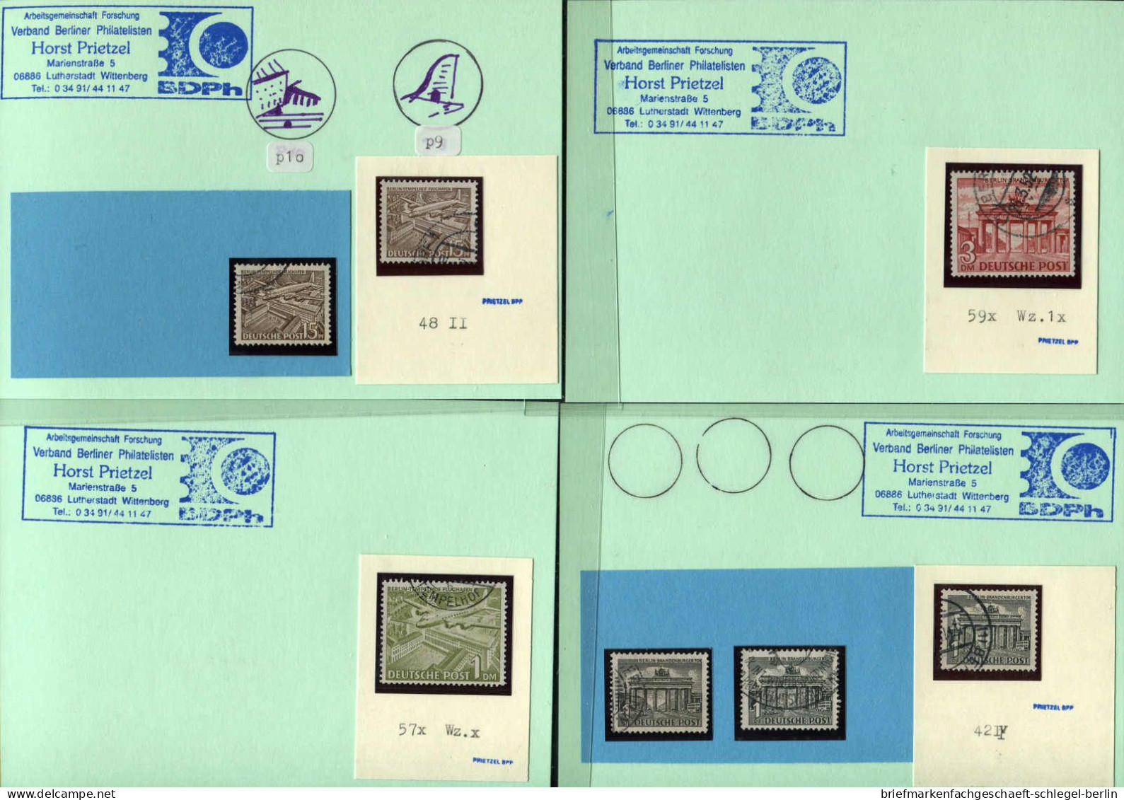 Berlin, 1949, 42-60, Gestempelt - Sonstige & Ohne Zuordnung