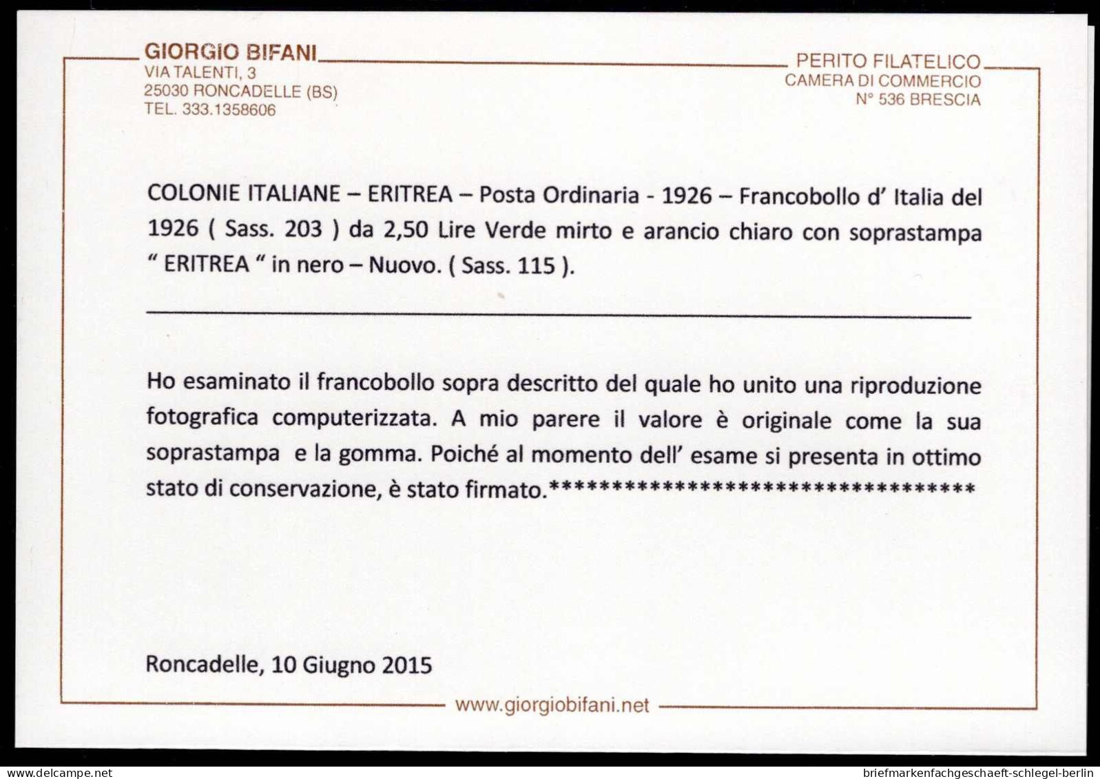 Italienisch Eritrea, 1926, 115-17, Postfrisch, Ungebraucht - Sonstige & Ohne Zuordnung