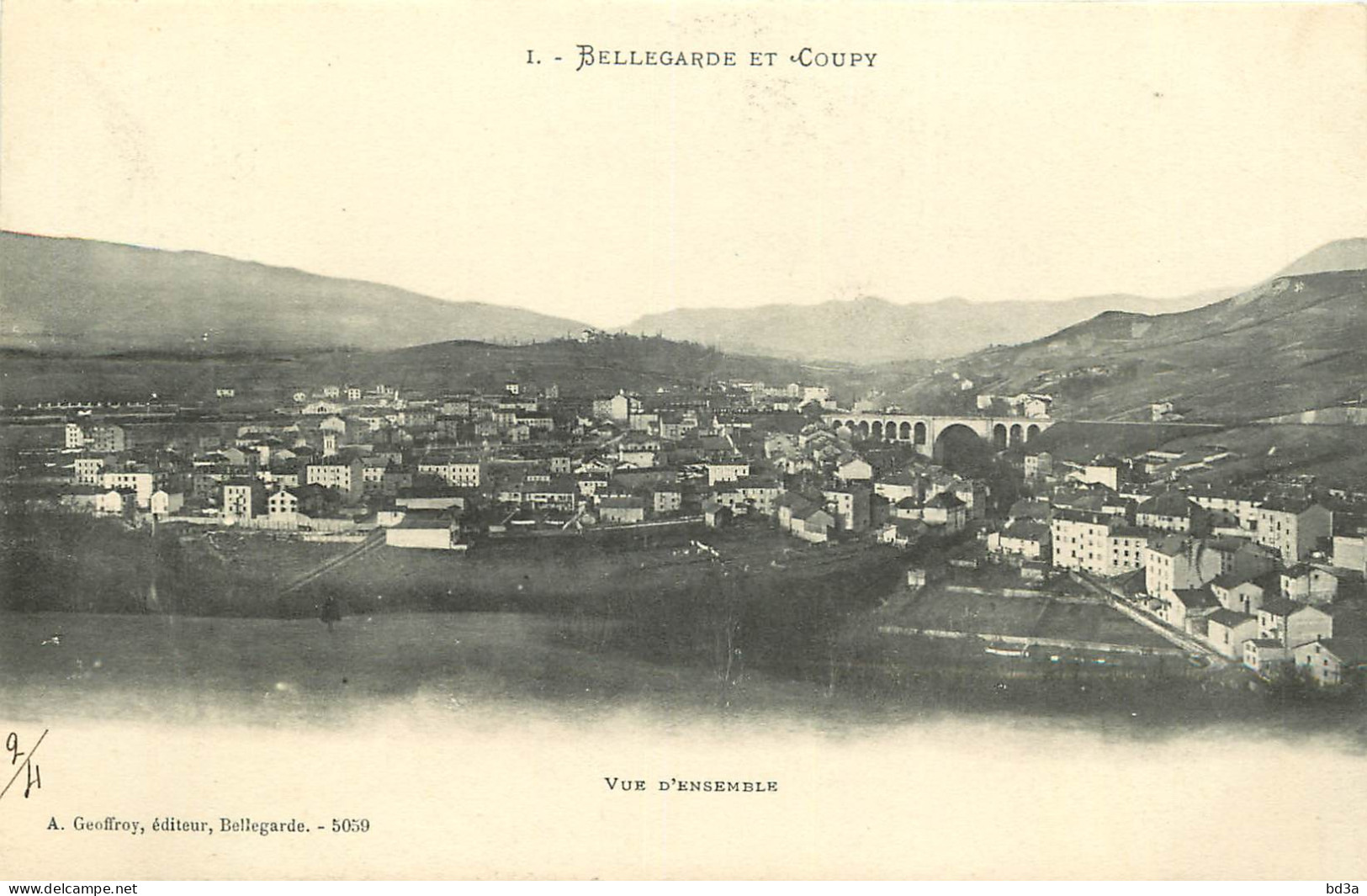  01  BELLEGARDE  ET COUPY  VUE D'ENSEMBLE  - Bellegarde-sur-Valserine