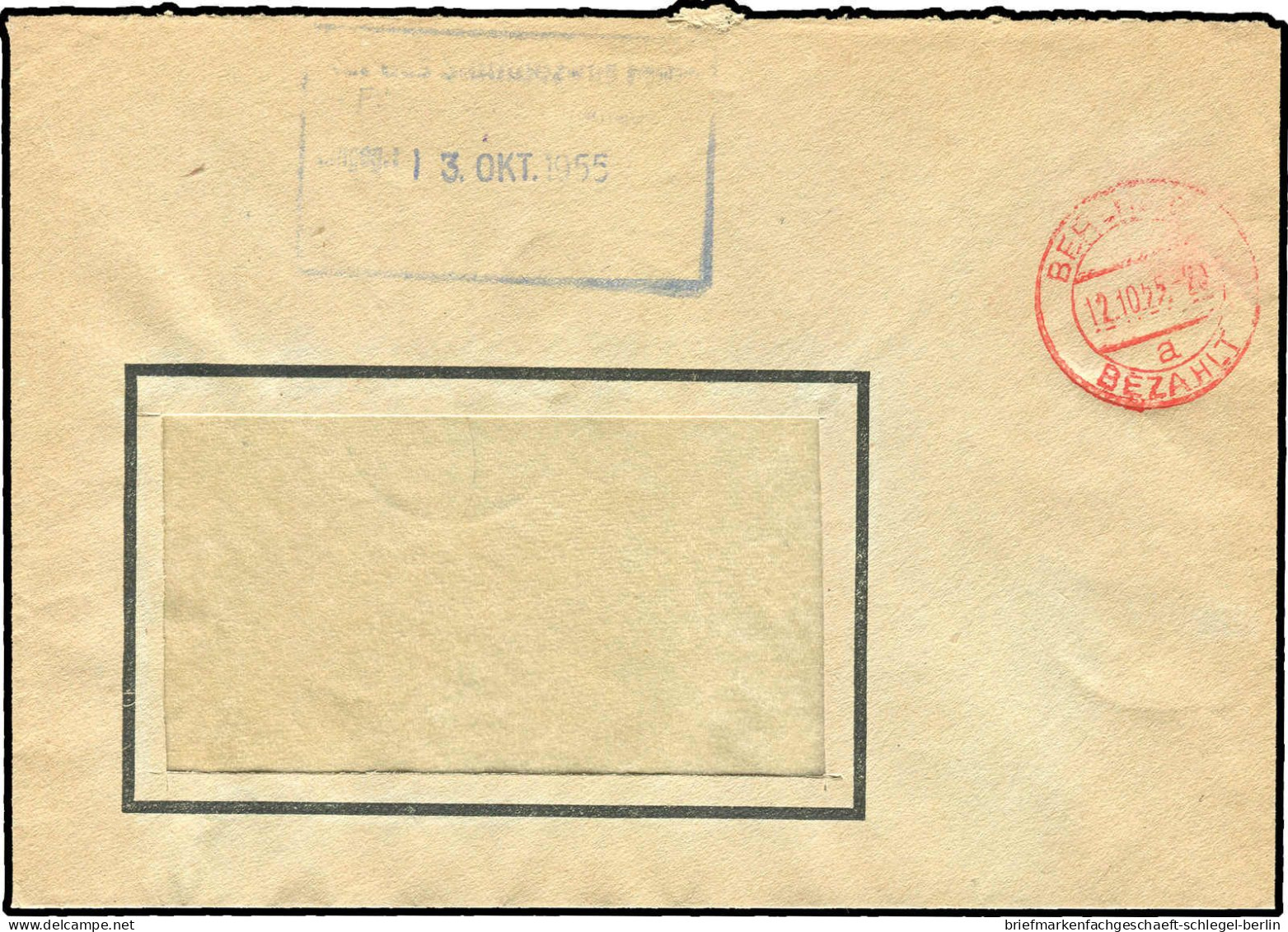 DDR Dienst Und ZKD Allgemein, 1955, Barfr., Brief - Autres & Non Classés