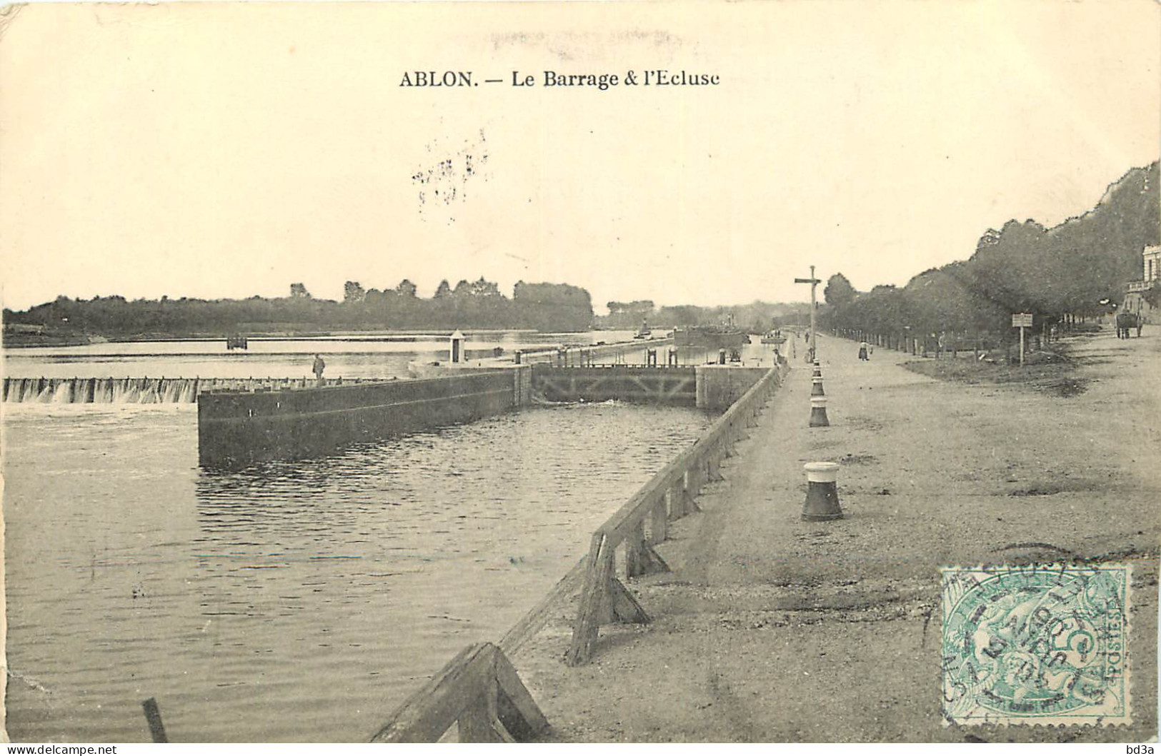  94  ABLON  LE BARRAGE & L'ECLUSE - Ablon Sur Seine