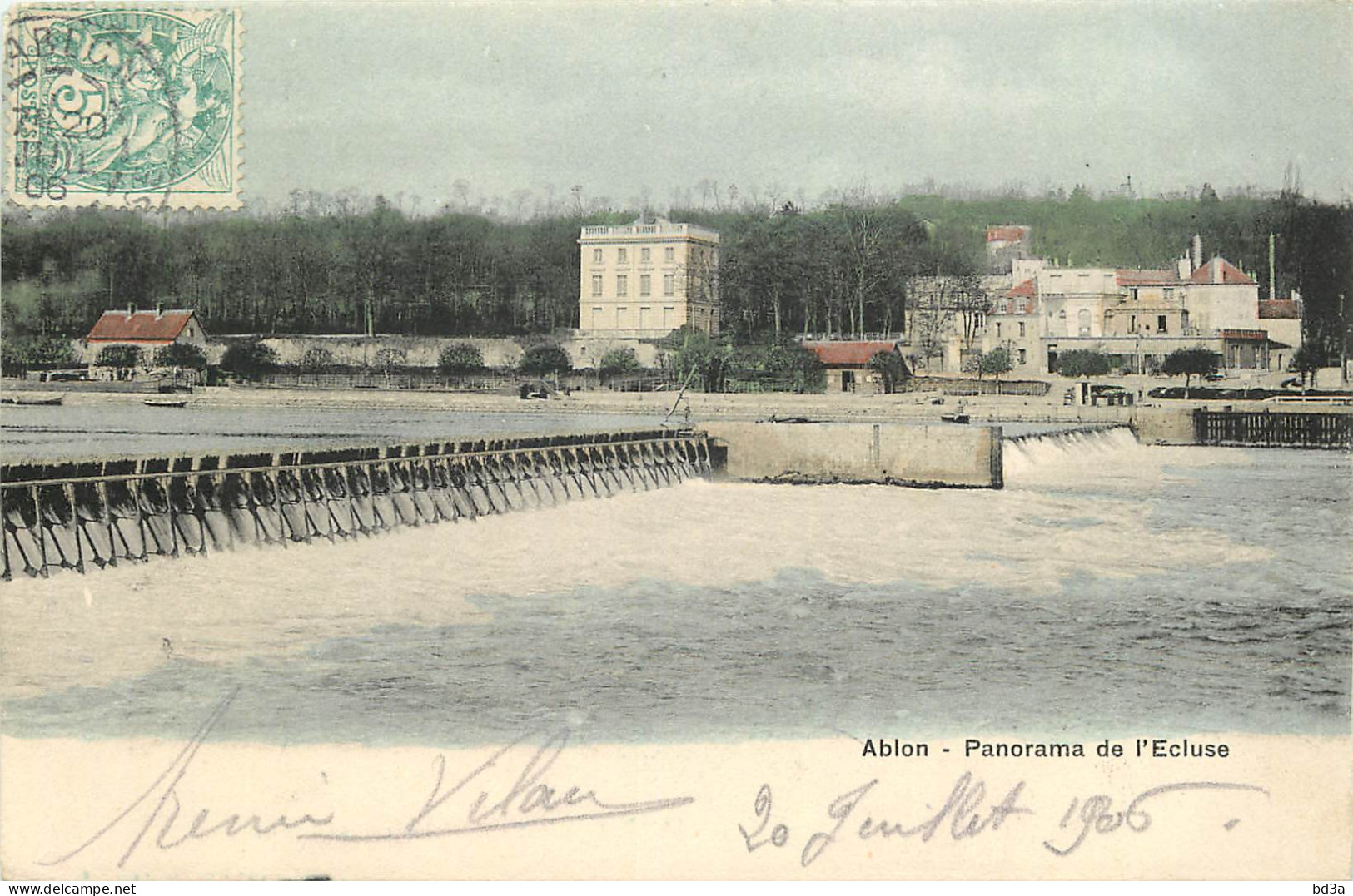  94  ABLON   PANORAMA DE L'ECLUSE - Ablon Sur Seine