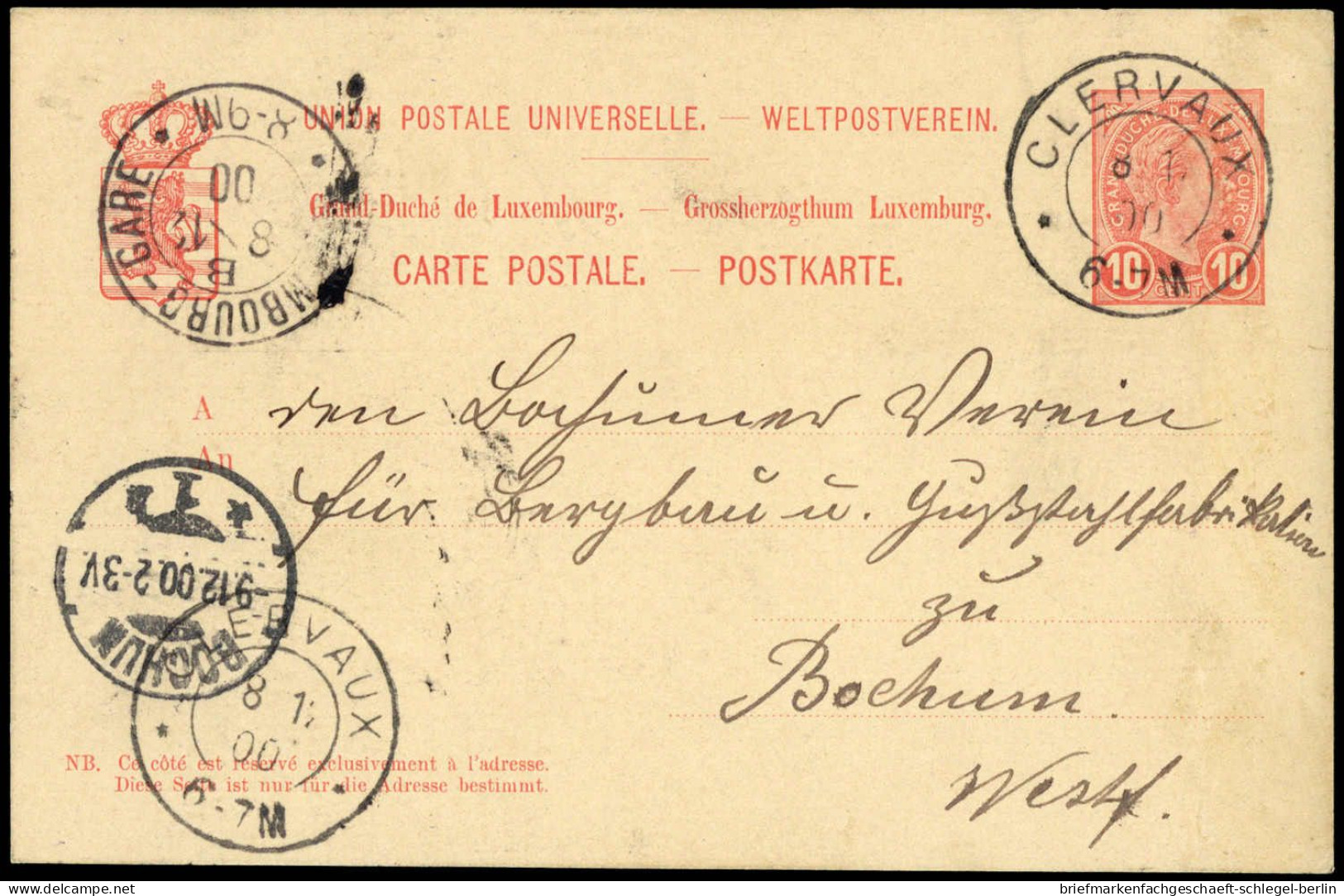 Luxemburg, 1876, Brief - Other & Unclassified