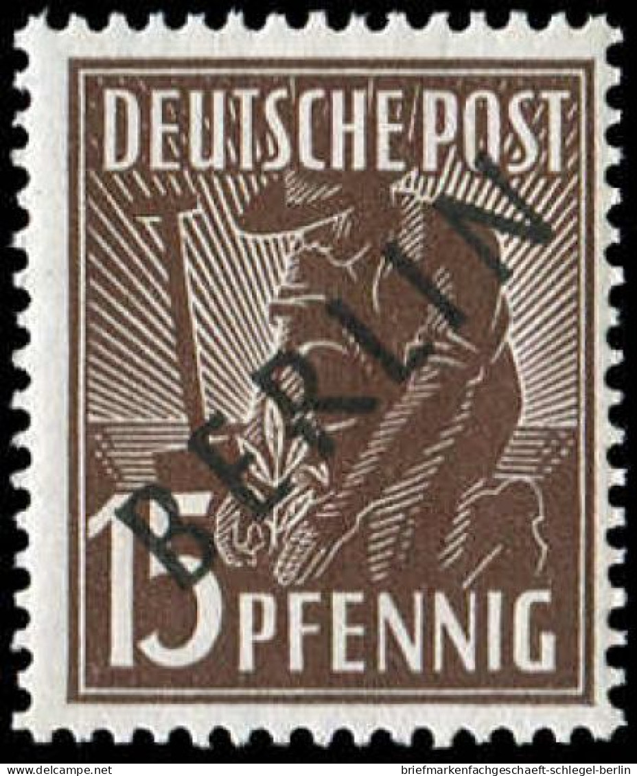 Berlin, 1948, 6 IV, Postfrisch - Autres & Non Classés