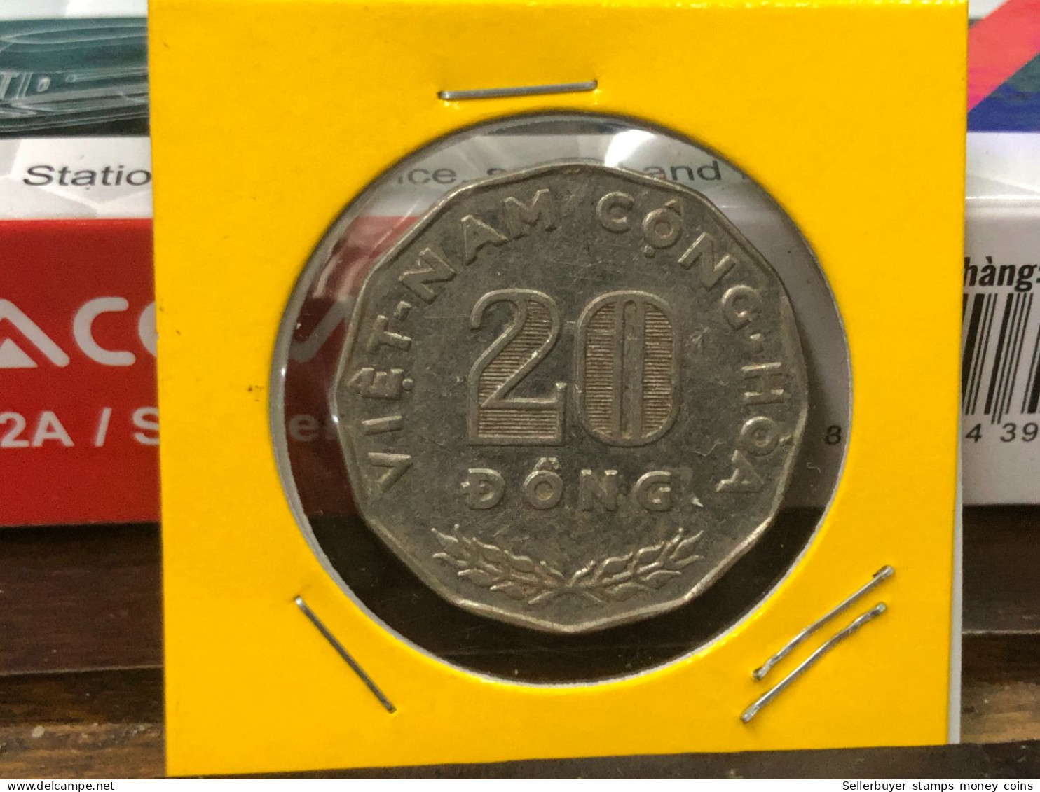 SOUTH VIET-NAM COINS 20 DONG 1968 KM#10-NICKEL CLAD STEEL -1 Pcs- Aunc No 1 - Viêt-Nam