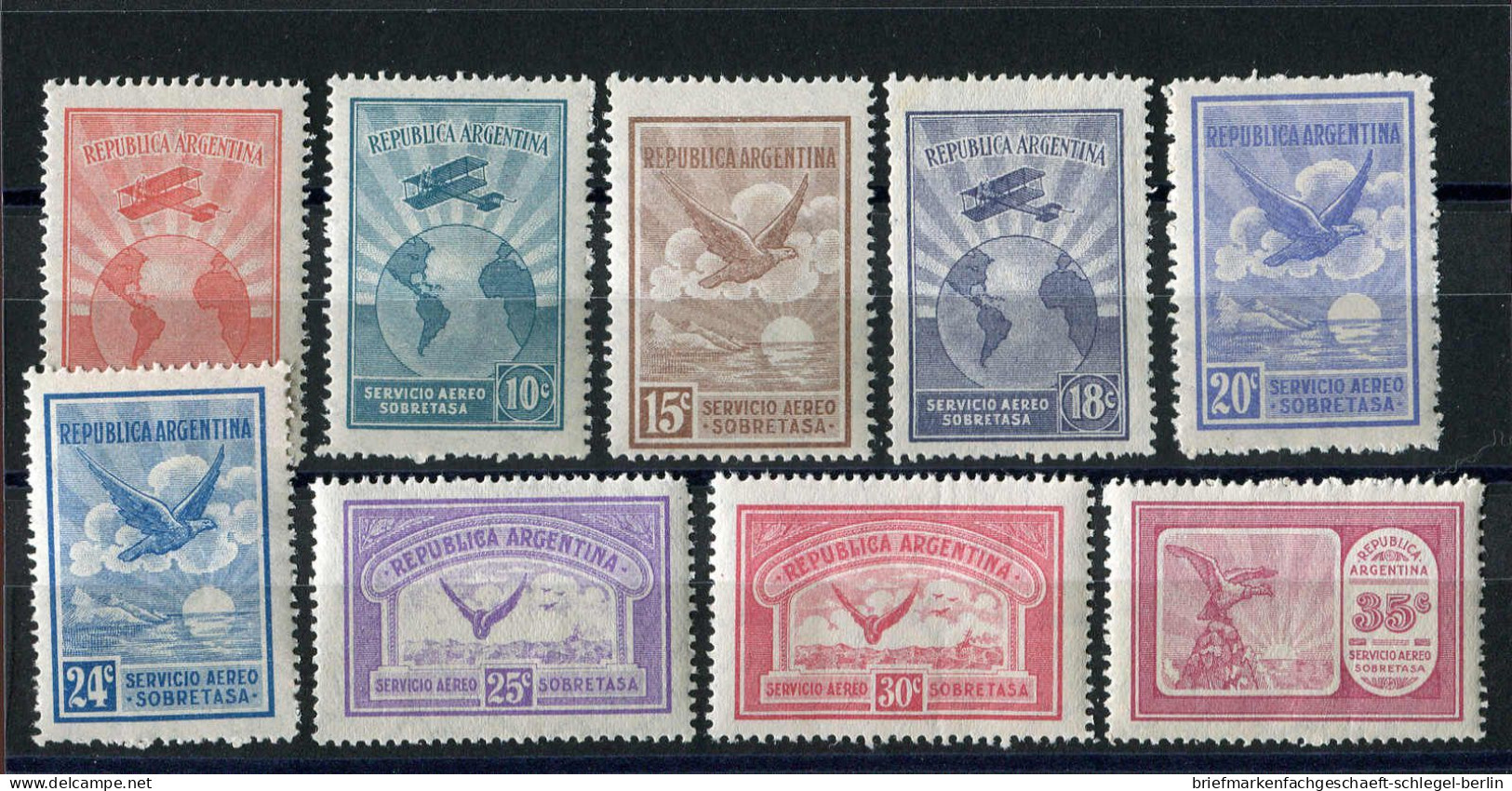 Argentinien, 1928, 313/331, Ungebraucht, Gestempelt - Autres & Non Classés