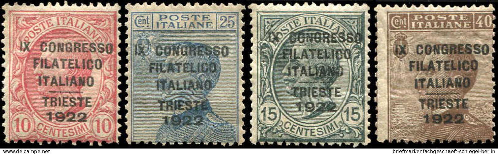 Italien, 1922, 153-56, Postfrisch - Non Classés