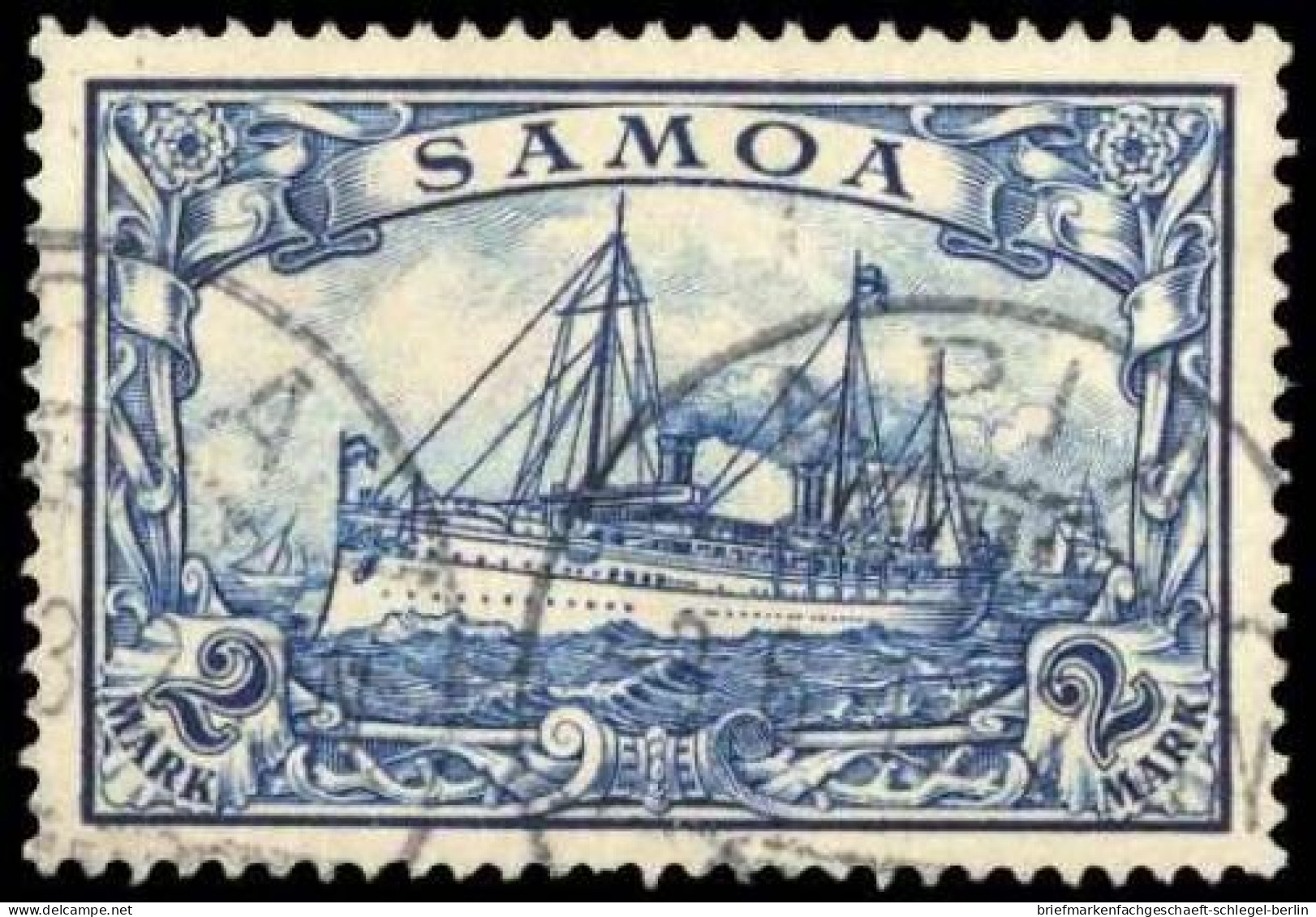 Deutsche Kolonien Samoa, 1900, 17, Gestempelt - Samoa