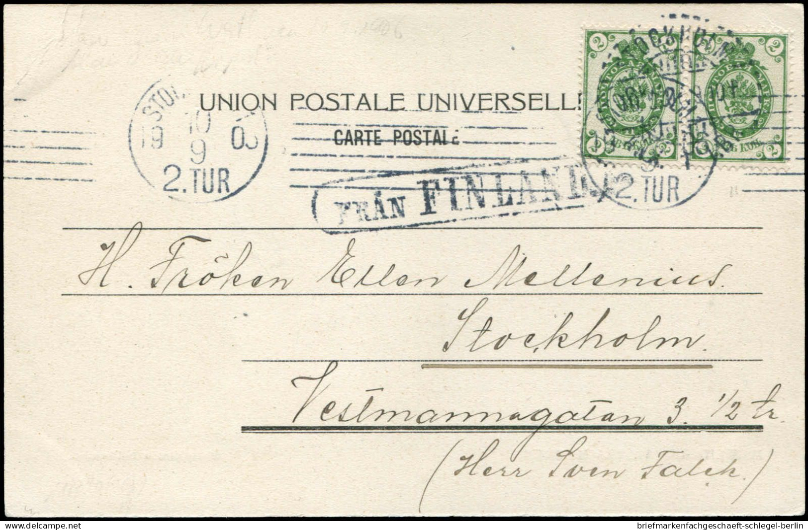 Schweden, 1906, Brief - Other & Unclassified