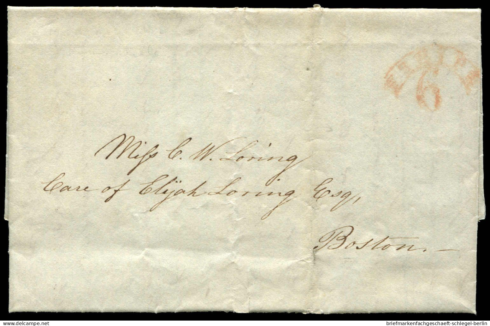 USA, 1842, Brief - Sonstige & Ohne Zuordnung