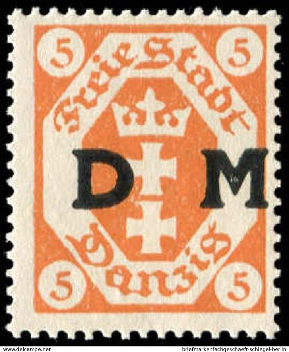 Danzig, 1921, 1 Pa, Postfrisch - Other & Unclassified
