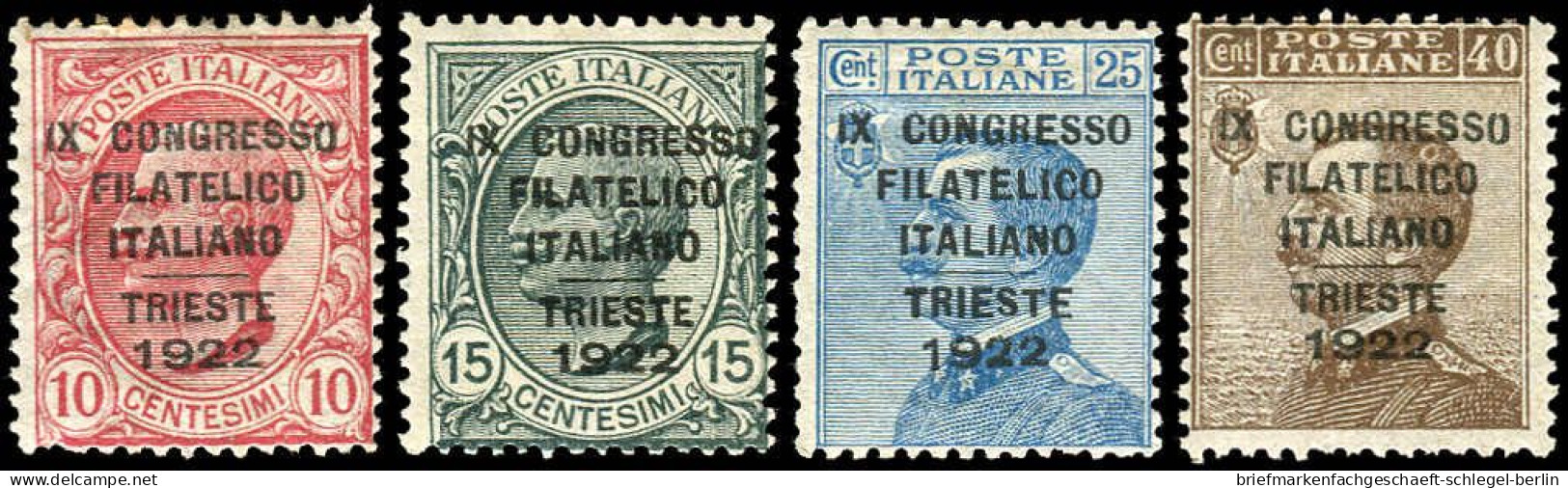 Italien, 1922, 153/56, Ungebraucht - Unclassified