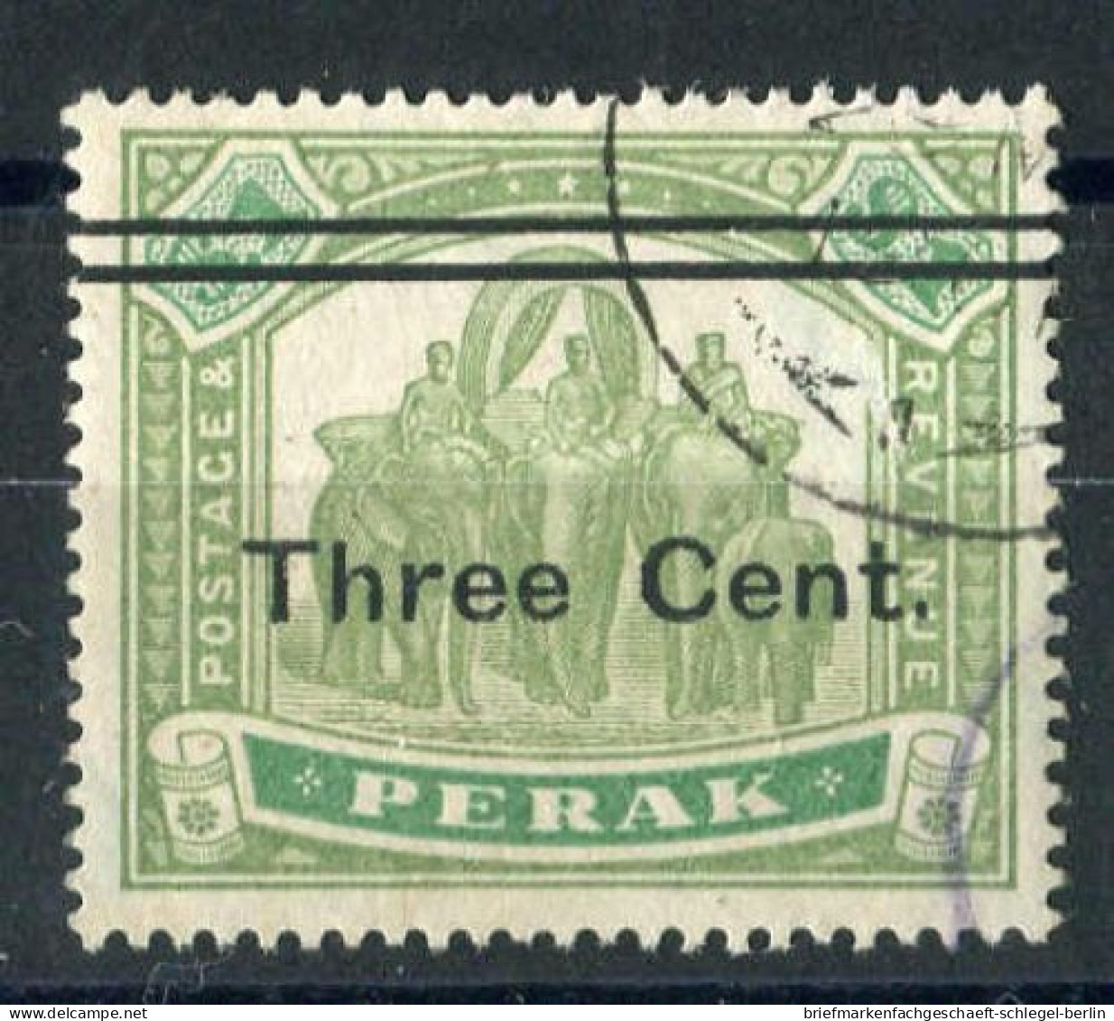 Malaiische Staaten Perak, 1899, 39, 40, Gestempelt - Asia (Other)