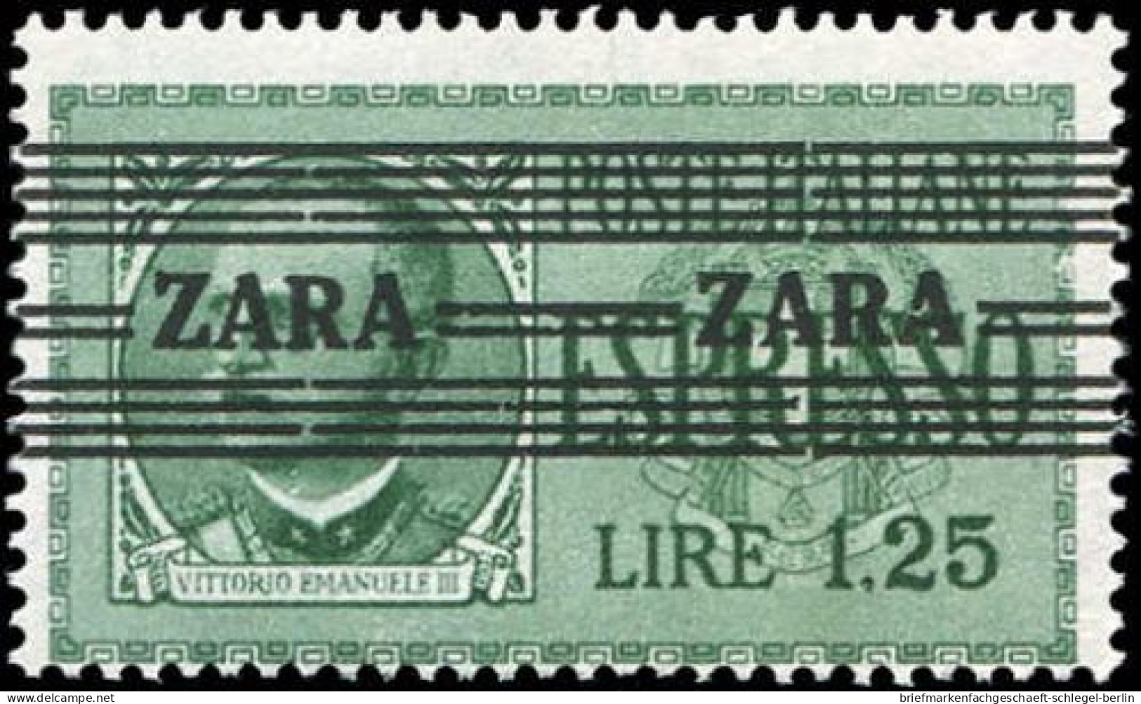 Deutsche Besetz.II.WK Zara, 1943, 37 PF II, Postfrisch - Occupation 1938-45