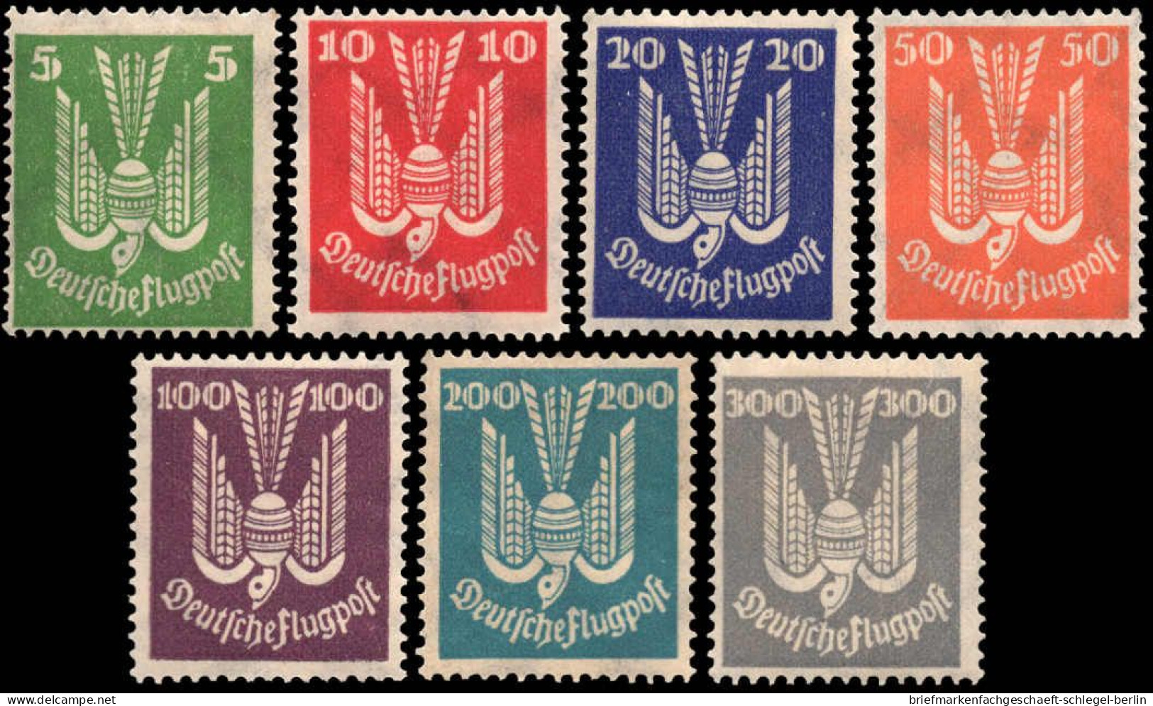 Deutsches Reich, 1924, 344-50, Ungebraucht - Altri & Non Classificati