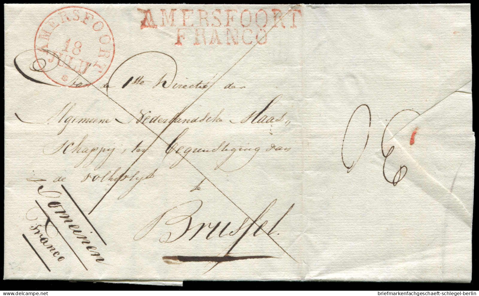 Niederlande, 1829, Brief - Autres & Non Classés