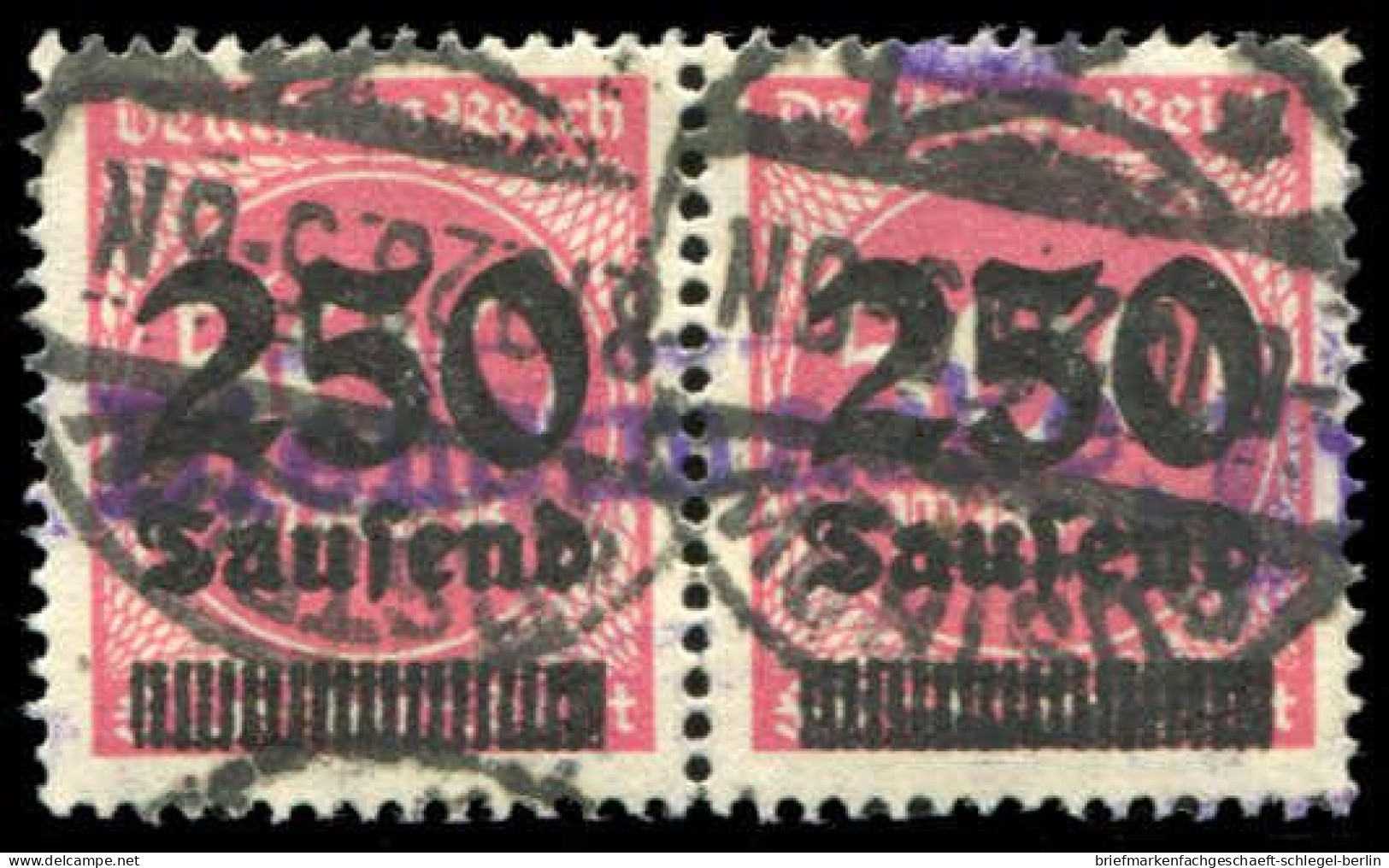 Deutsches Reich Dienst Reg. Mecklenburg, 1923, 19 III, ... - Sonstige & Ohne Zuordnung