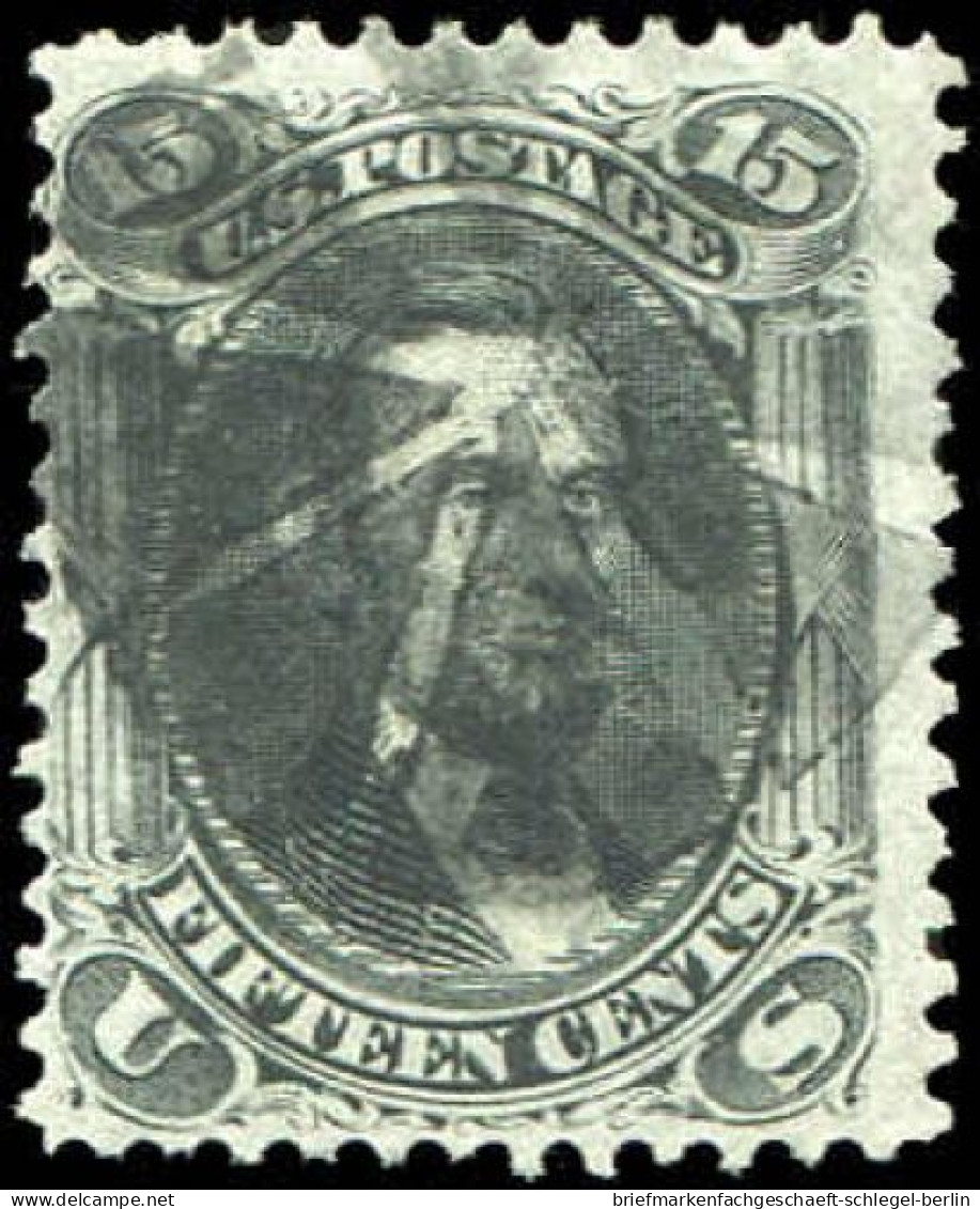 USA, 1861, 22 W VII T, Gestempelt - Andere & Zonder Classificatie