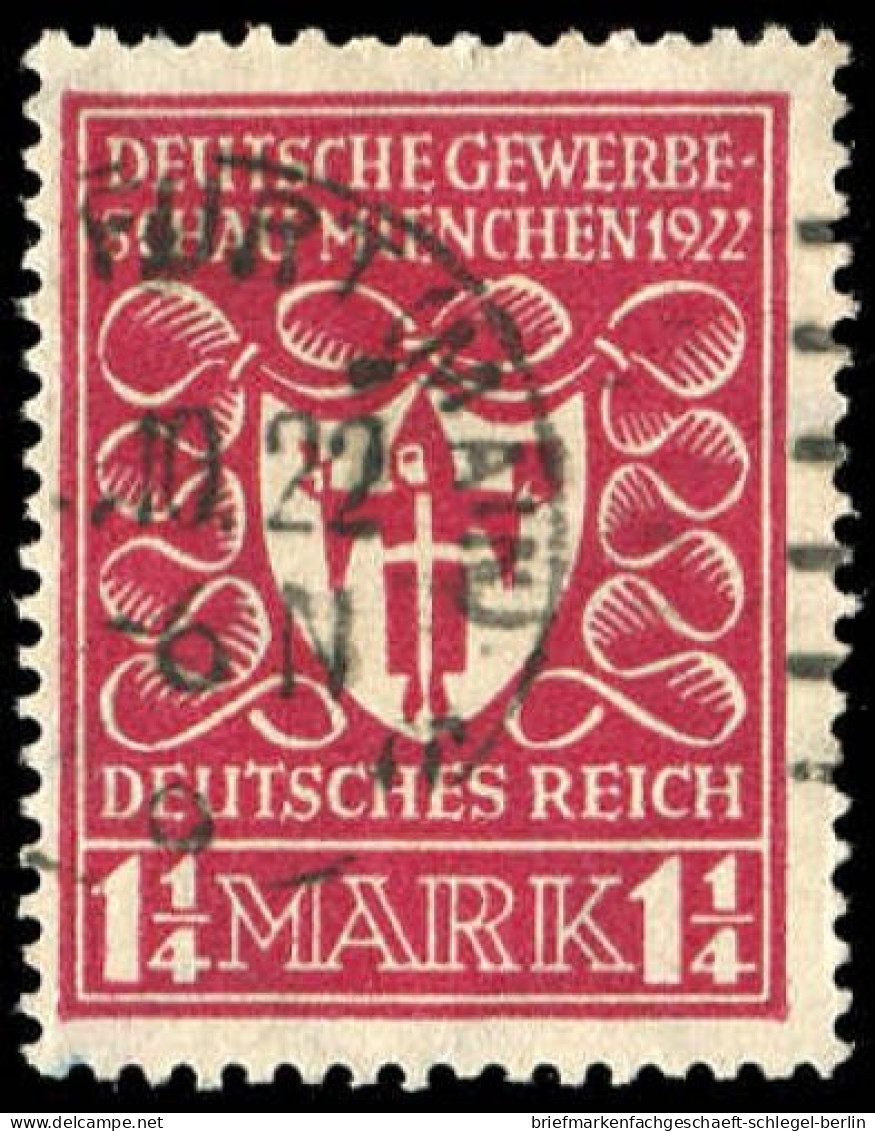 Deutsches Reich, 1922, 199 D, Gestempelt - Other & Unclassified