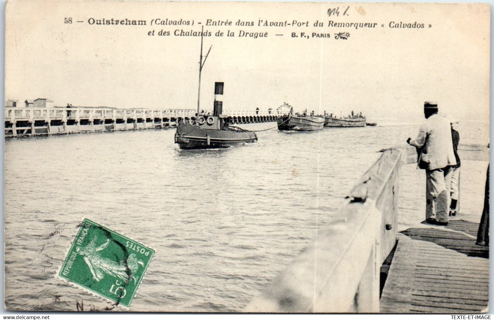 14 OUISTREHAM - Entree Dans L'avant Port. - Ouistreham