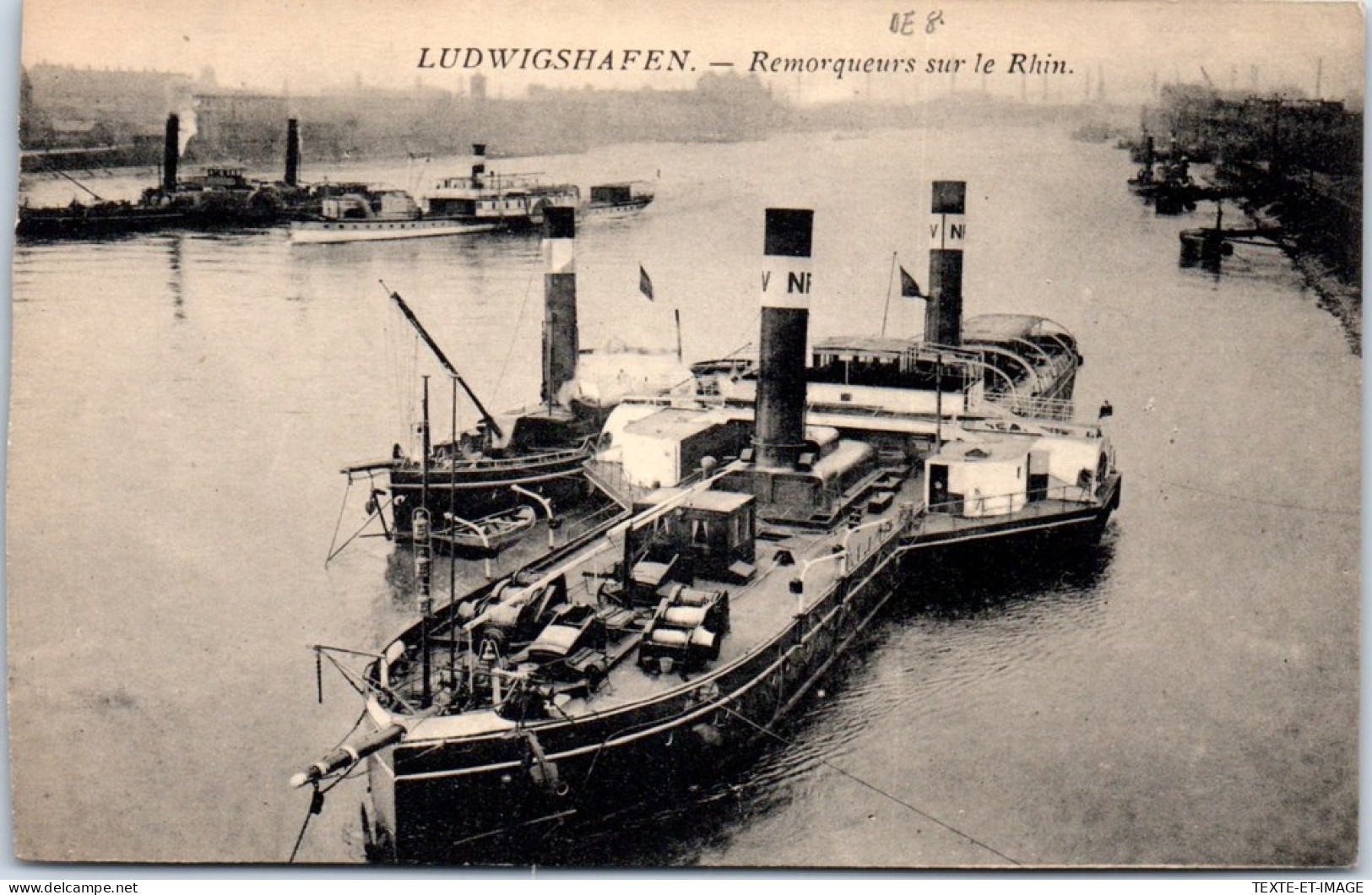 ALLEMAGNE LUDWIGSHAFEN - Remorqueurs Sur Le Rhin. - Other & Unclassified