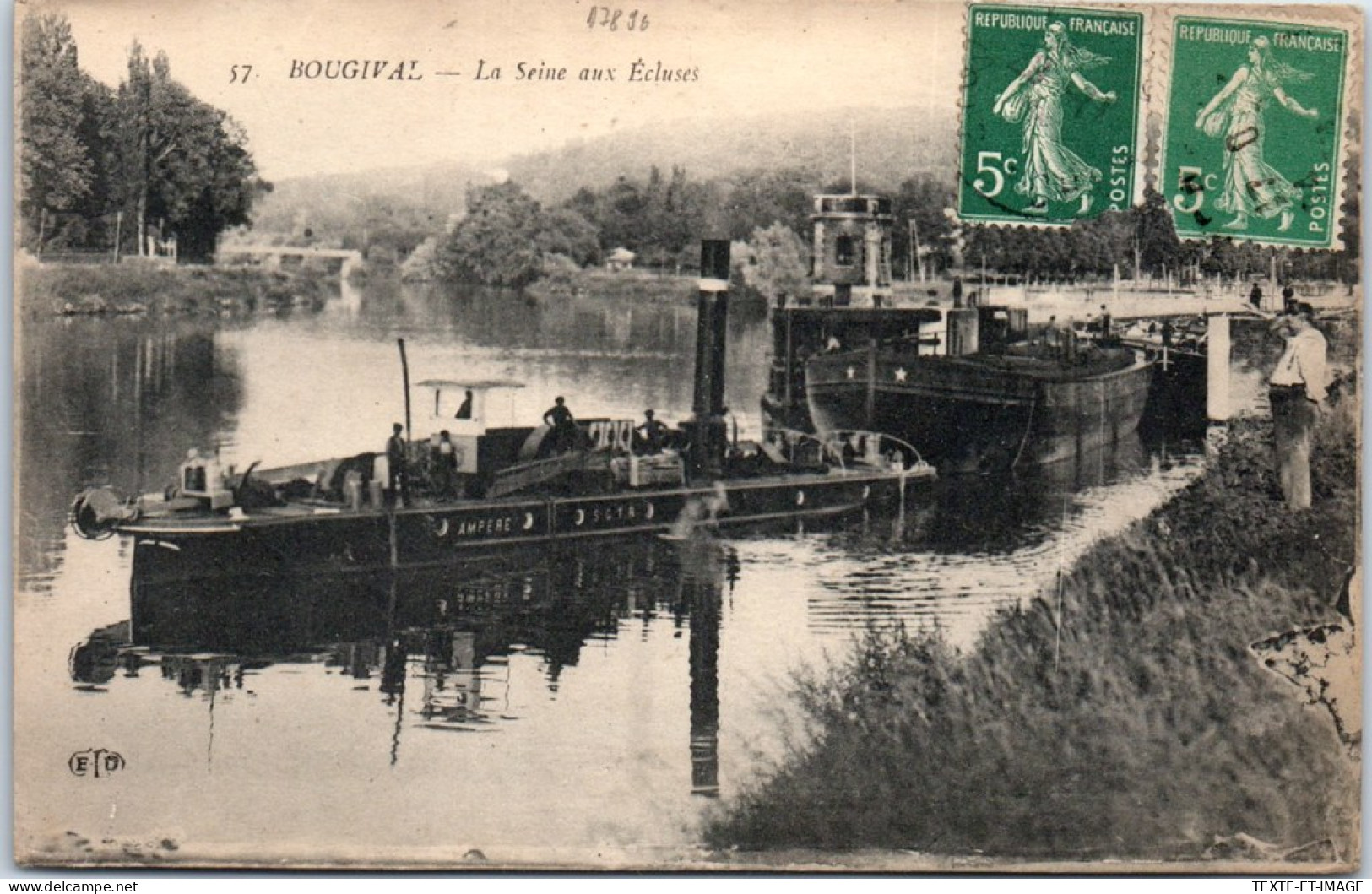 78 BOUGIVAL - La Seine Aux Ecluses. - Bougival