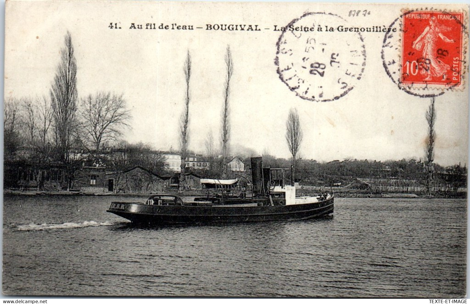 78 BOUGIVAL - La Seine A La Grenouillere - Bougival