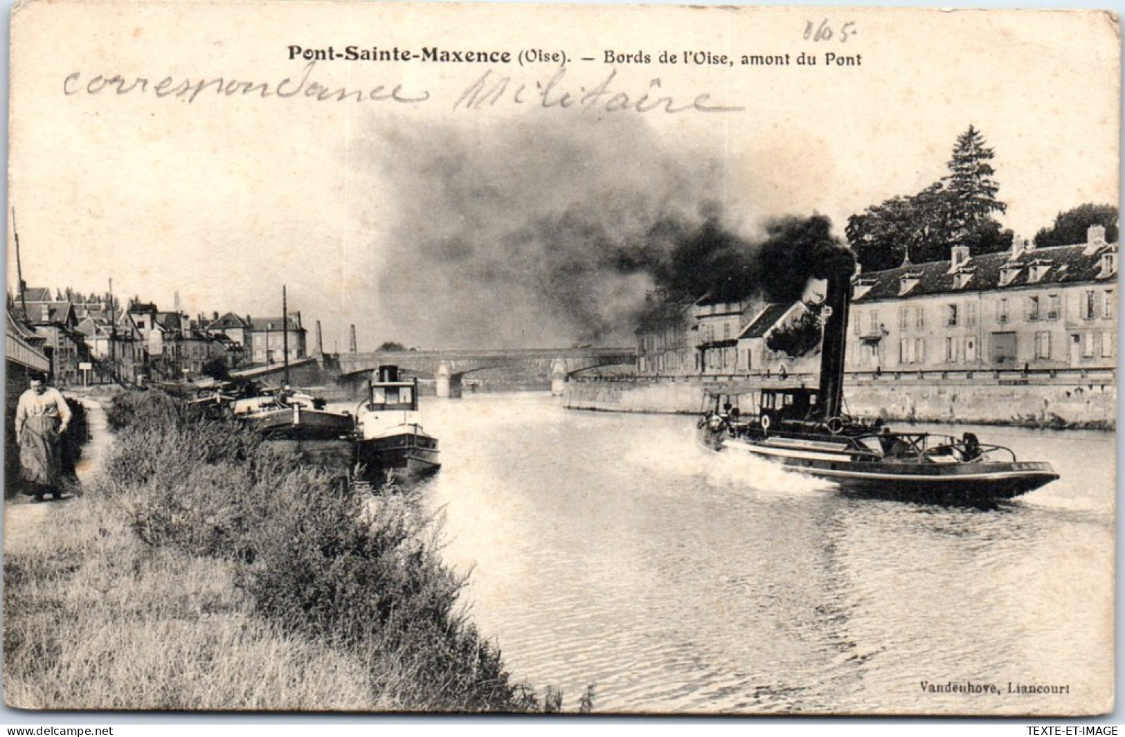 60 PONT SAINTE MAXENCE - Bords De L'oise, Amont Du Pont  - Pont Sainte Maxence