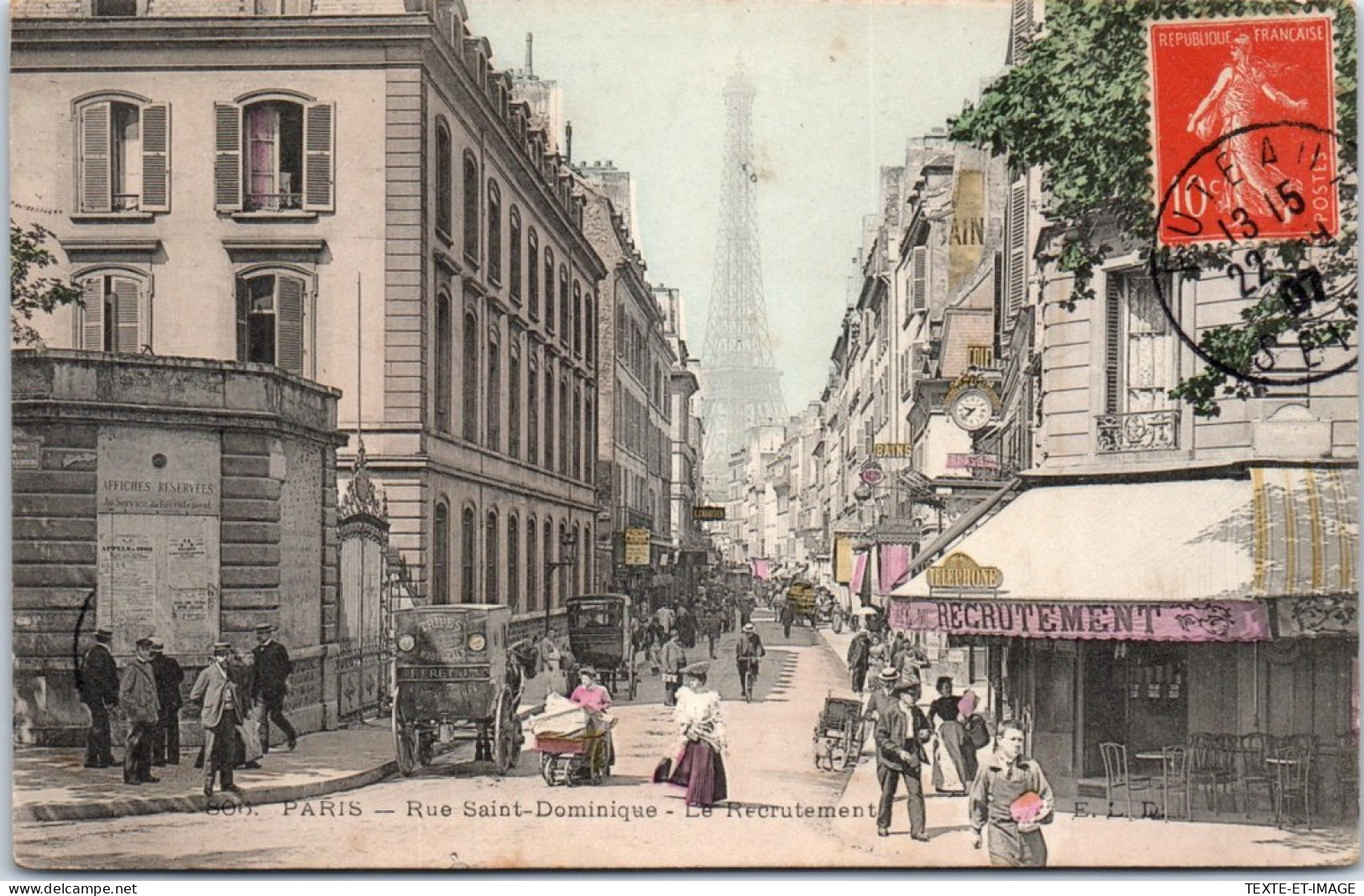 75007 PARIS - Rue Saint Dominique, Le Recrutement  - Arrondissement: 07