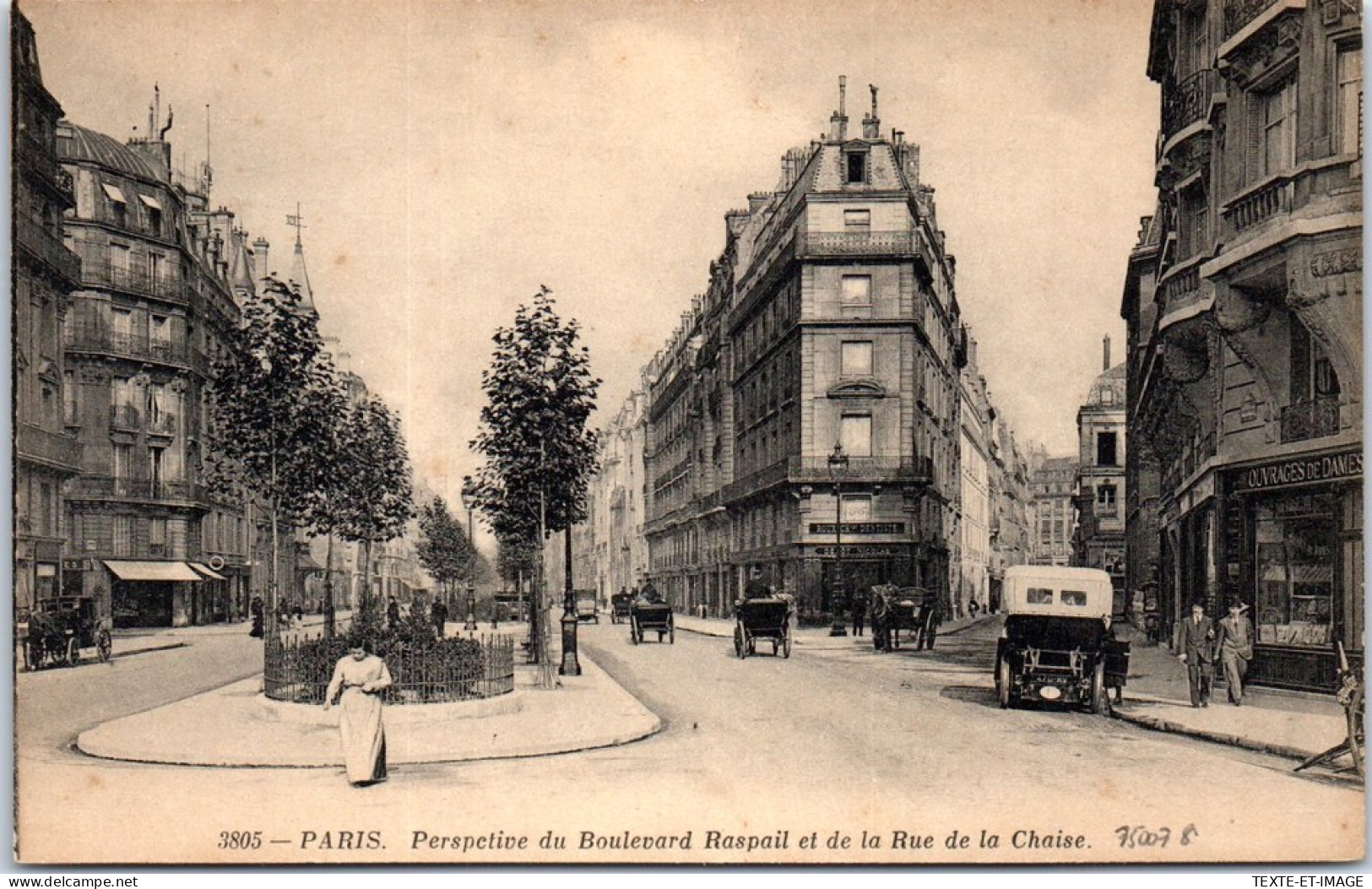 75007 PARIS - Perspective Du Bld Raspail.  - District 07