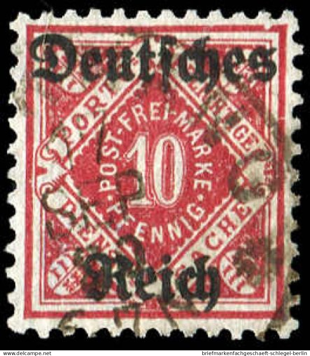 Deutsches Reich, 1920, 53 I, Gestempelt - Service