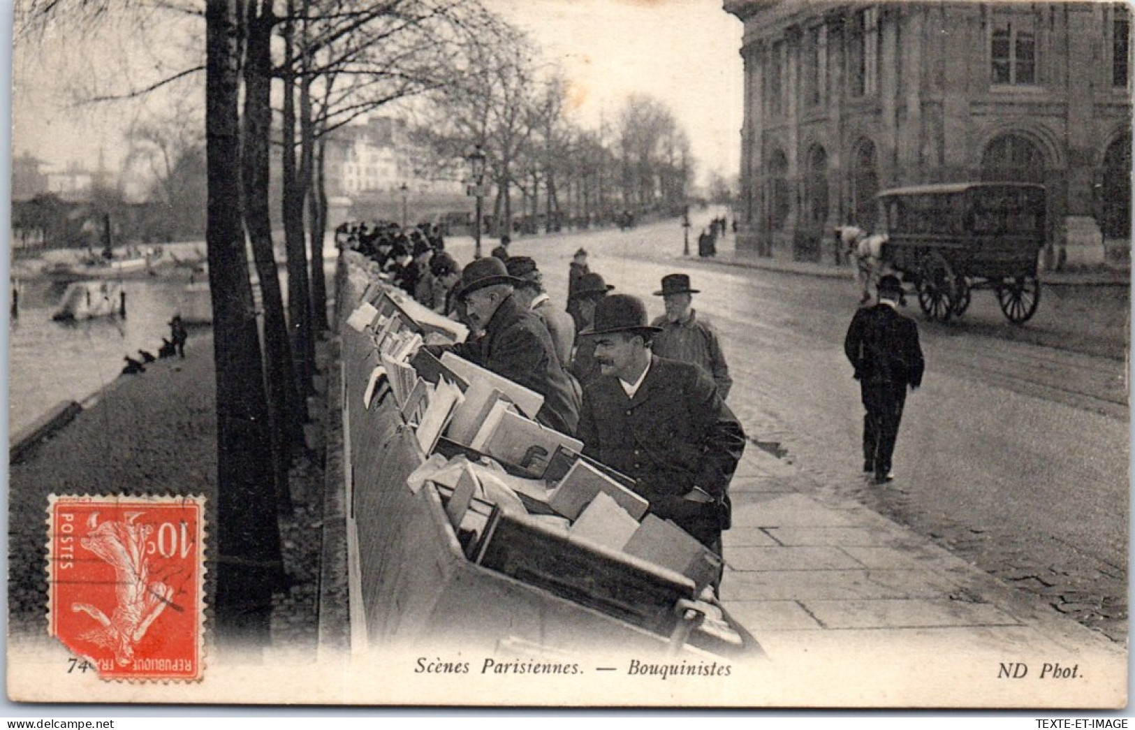 75006 PARIS - Scenes Parisiennes, Les Bouquinistes  - Distretto: 06