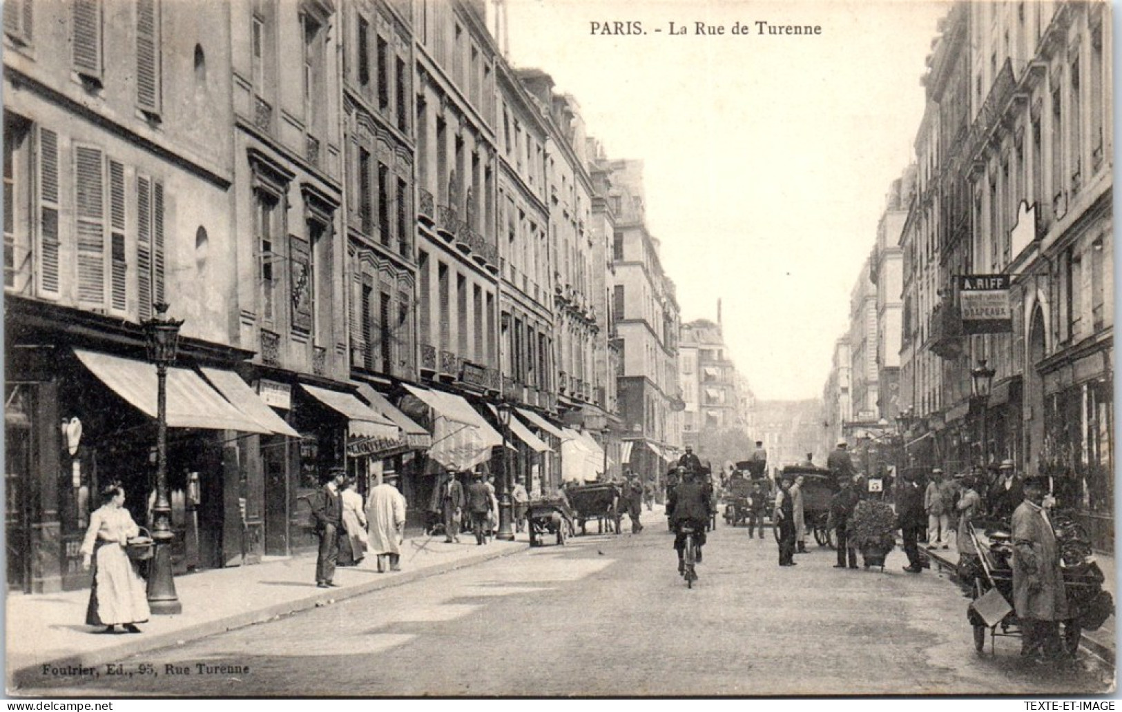 75003 PARIS - La Rue De Turenne. - Arrondissement: 03