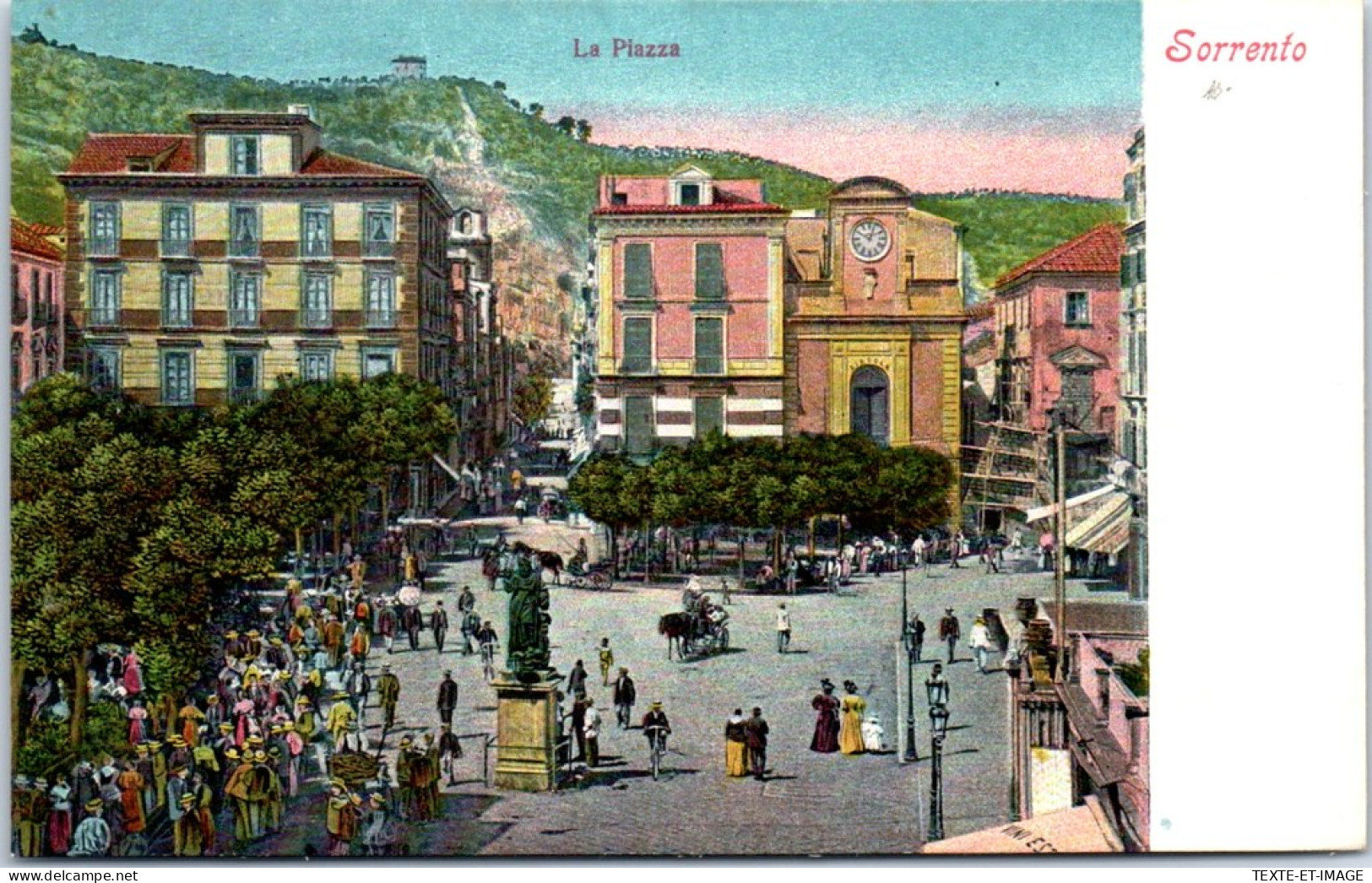 ITALIE CAMPANIA -  SORRENTO - La Piazza  - Sonstige & Ohne Zuordnung