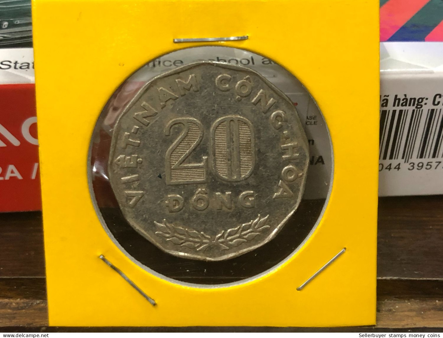 SOUTH VIET-NAM COINS 20 DONG 1968 KM#10-NICKEL CLAD STEEL -1 Pcs- Aunc No 2 - Viêt-Nam