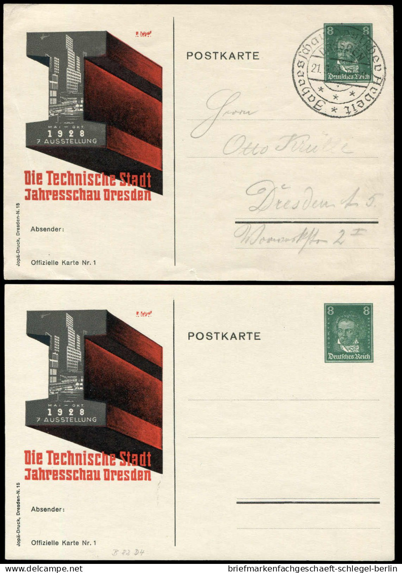 Deutsches Reich, 1928, PP 104 C7, Brief - Other & Unclassified