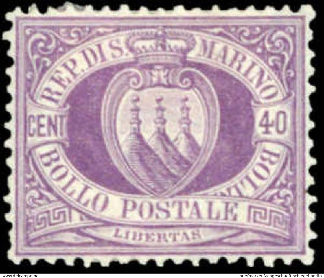 San Marino, 1877, 5, Ungebraucht - Other & Unclassified