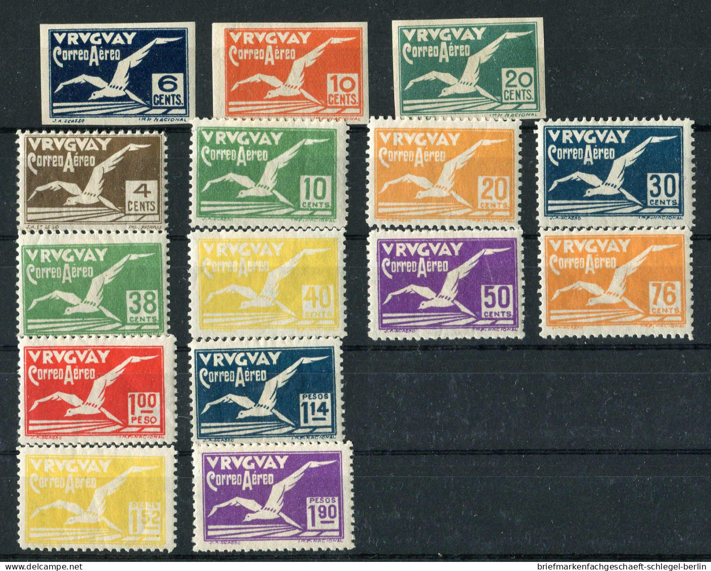Uruguay, 1926, 323-26,366-78, Postfrisch, Ungebraucht - Uruguay