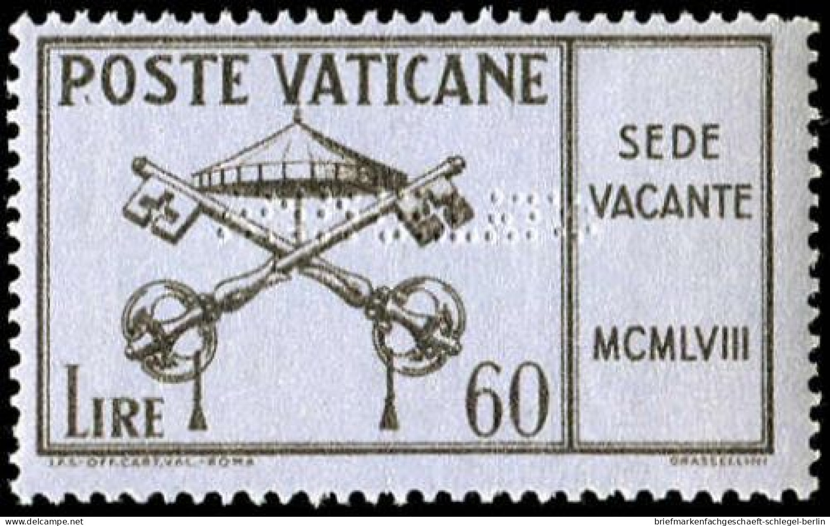 Vatikanstaat, 1958, 300-02 P, Postfrisch - Andere & Zonder Classificatie