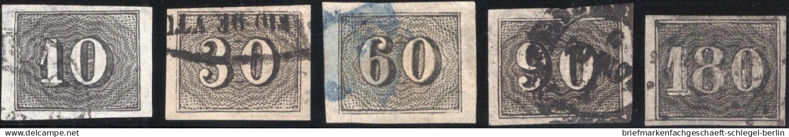 Brasilien, 1849, 11, 13/16, Gestempelt - Sonstige & Ohne Zuordnung