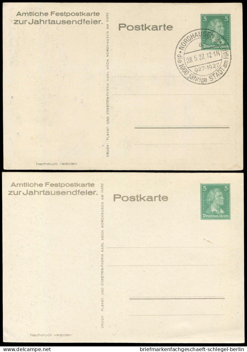 Deutsches Reich, 1927, PP 101 C6/01, D2, Brief - Andere & Zonder Classificatie