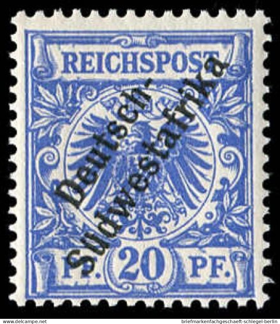 Deutsche Kolonien Südwestafrika, 1898, 8, Postfrisch - Sud-Ouest Africain Allemand