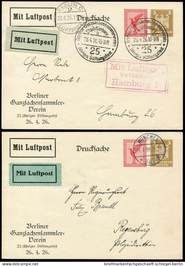 Deutsches Reich, 1926, PP 90 C2, Brief - Autres & Non Classés