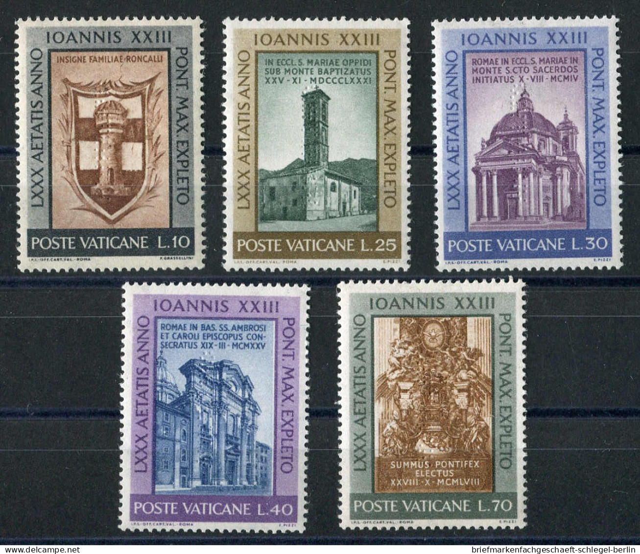 Vatikanstaat, 1961, 382-878 P, Postfrisch - Otros & Sin Clasificación